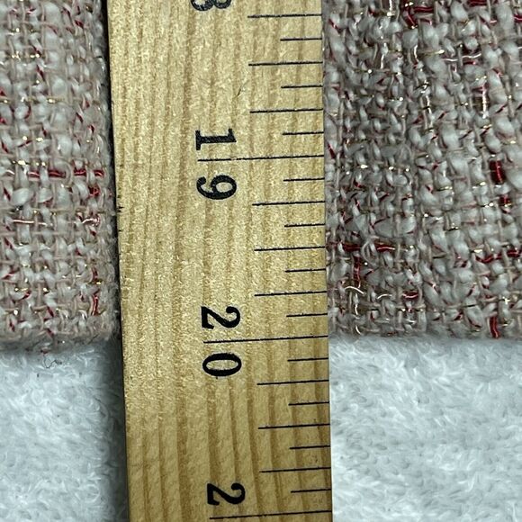 Tahari Arthur S. Levine Tweed Crop Blazer Women's 4P Pink 100% Silk Trim - Picture 9 of 17